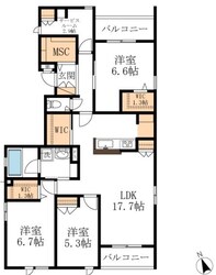 東山　GARDEN　FLATSの物件間取画像